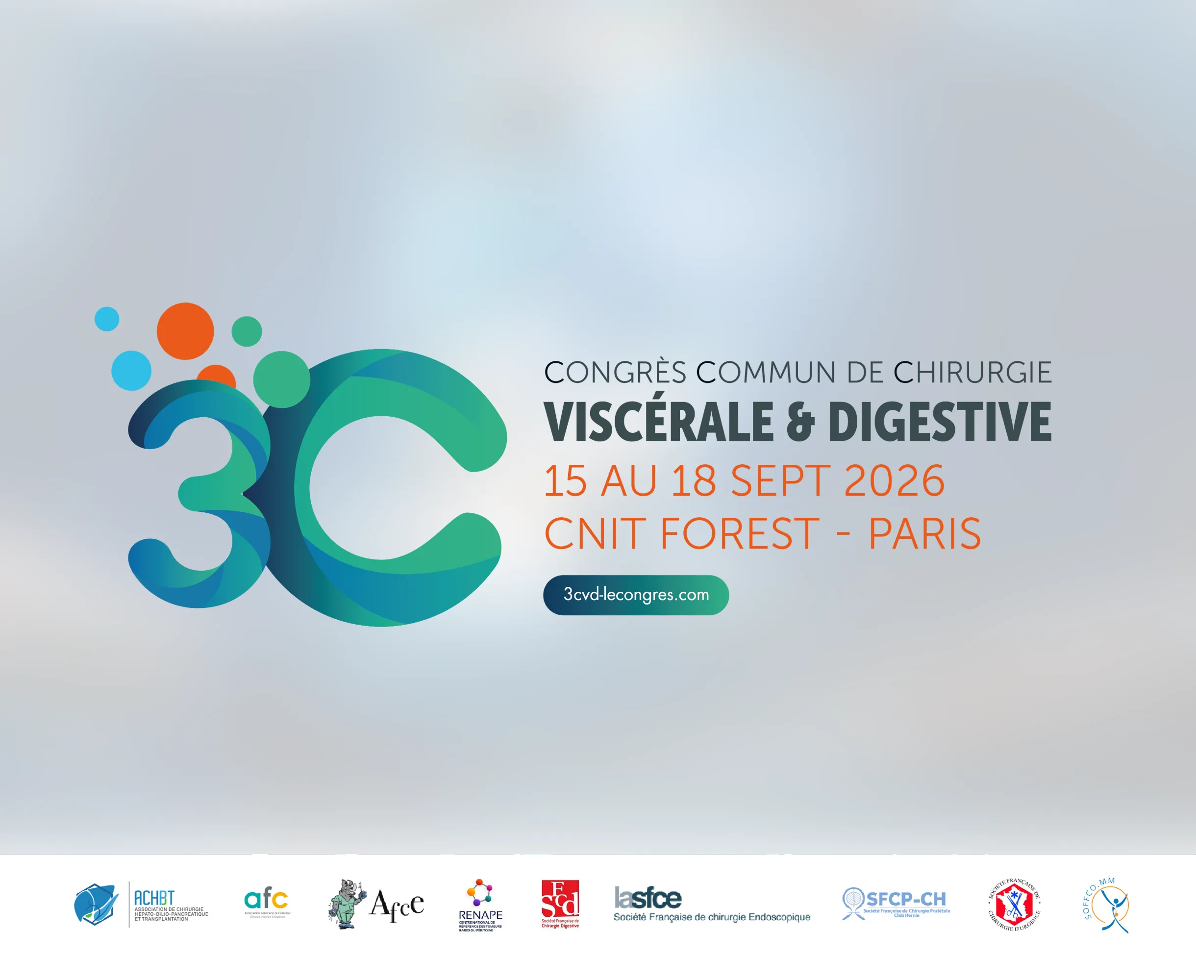 Congr&egrave;s 3CVD 2026 - Congr&egrave;s Commun de Chirurgie Visc&eacute;rale et Digestive